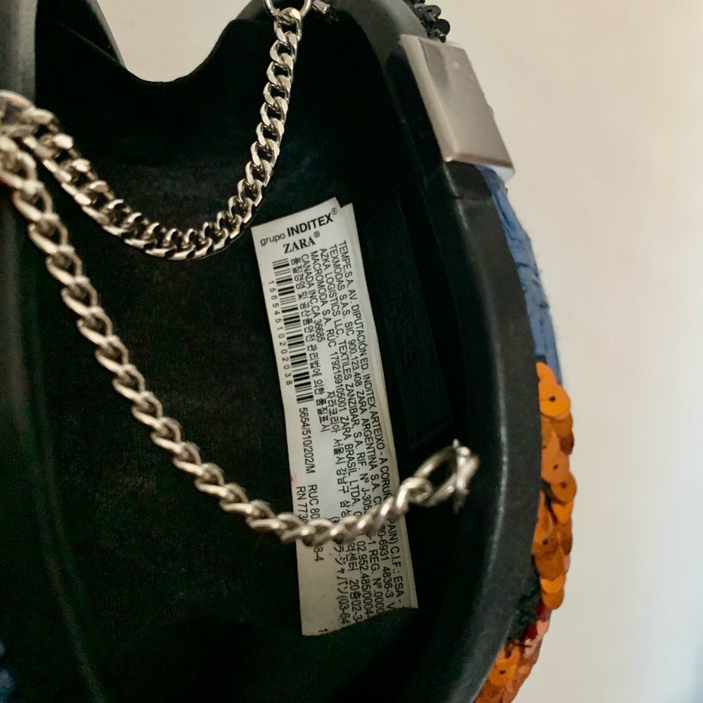 Zara Mini Fringe Clutch Bag